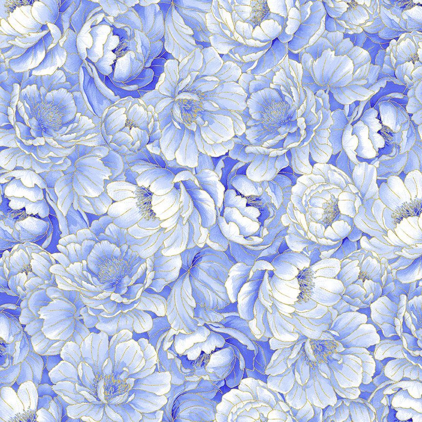 Moonlight || Floral Packed || Blue