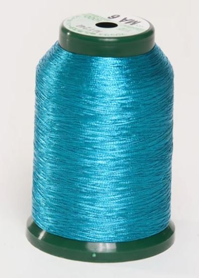 KingStar Metallic Embroidery Thread MA6 Turquoise