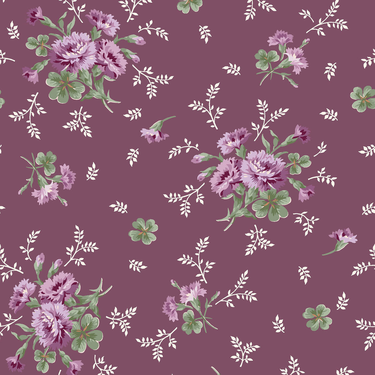 Courtland || Carnations and Clover || Plum