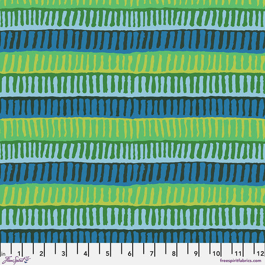 Zipper Stripe - Green || Kaffe Fassett