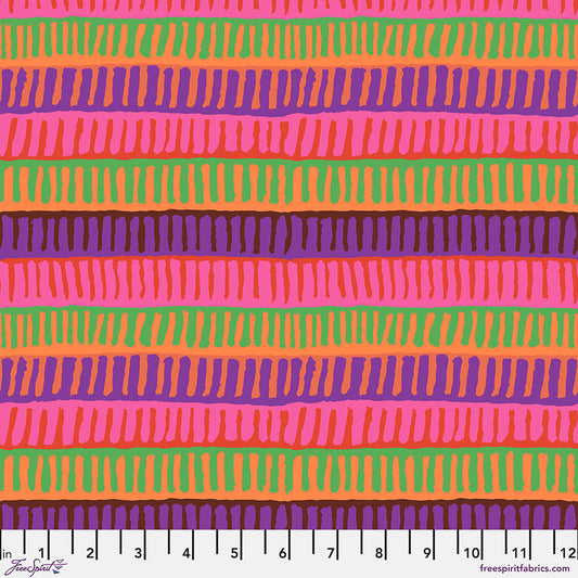 Zipper Stripe - Red || Kaffe Fassett