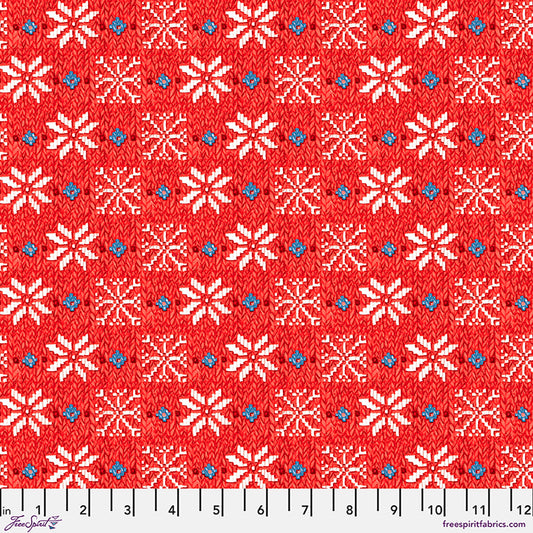 Snow Day || Winter Sweater || Red