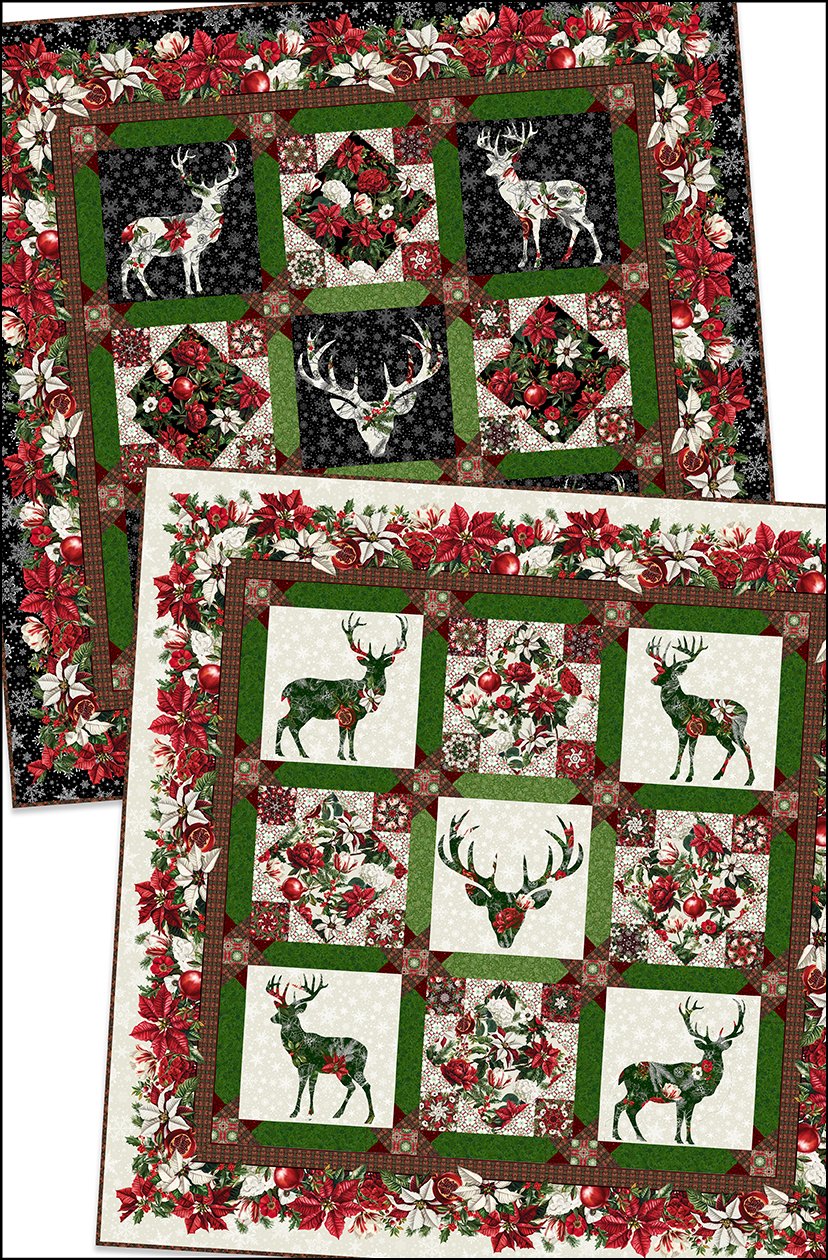 Winter Enchantment || Deer Quilt Pattern