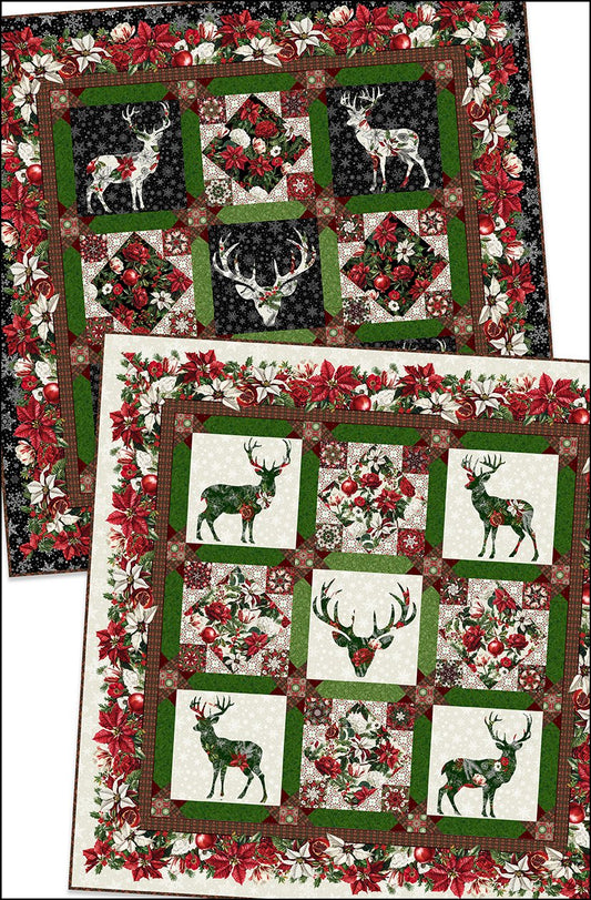 Winter Enchantment || Deer Quilt Pattern
