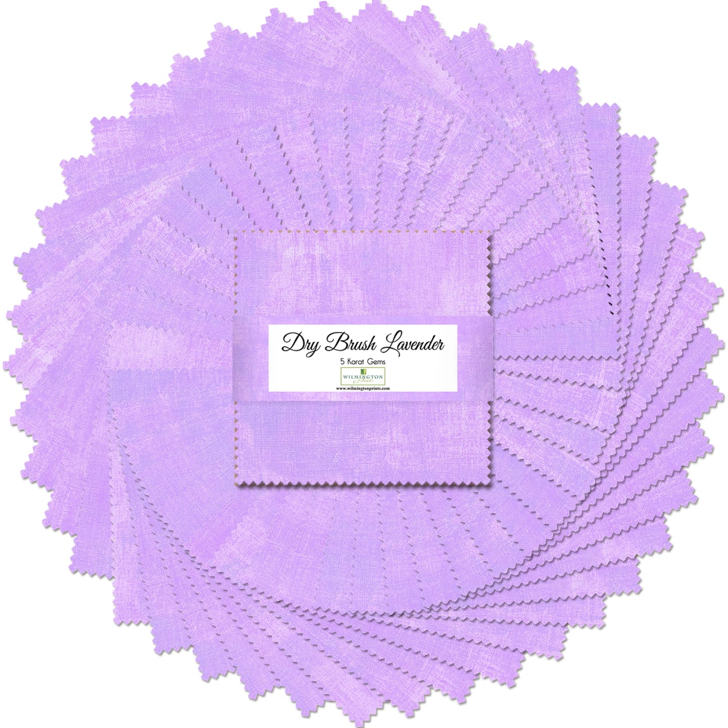Dry Brush Lavender || 42 Pcs || Charm Pack