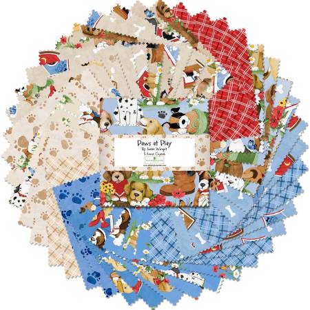 Paws At Play || 5" Squares