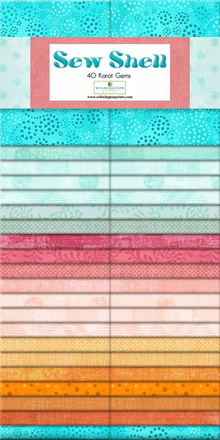 Sew Shell || 40 Pcs || Jelly Roll