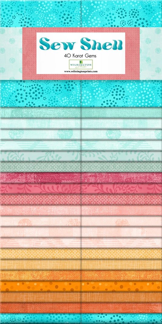 Sew Shell || 40 Pcs || Jelly Roll