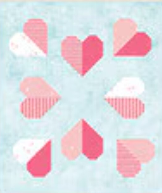 Riley Blake February Tabletop Banner Kit