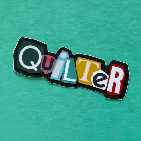 Ransom Quilter Sticker