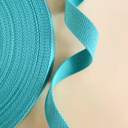 Cotton Webbing Teal