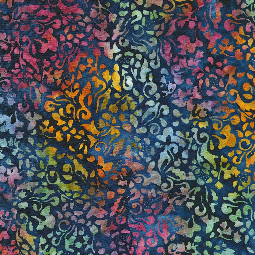 Bohemia Blooms || Geometric Floral Swirls || Ocean