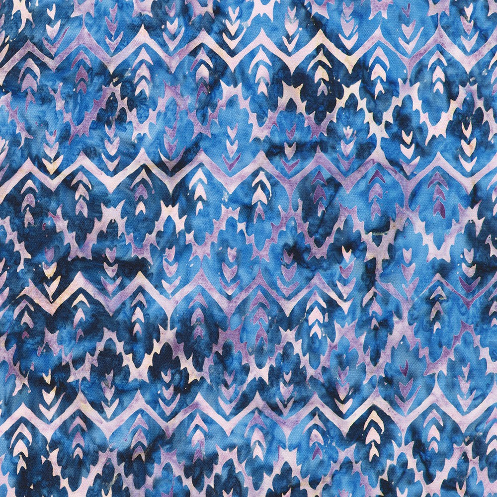 Bohemia Blooms || Floral Diamond Motif || Blueberry