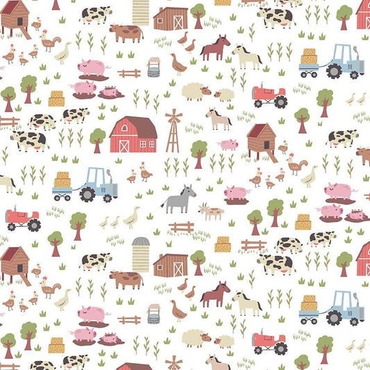 Hogs & Kisses || White || Flannel