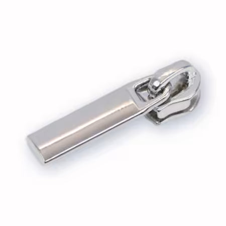 Four 3 Rectangle Zipper Pulls Nickel