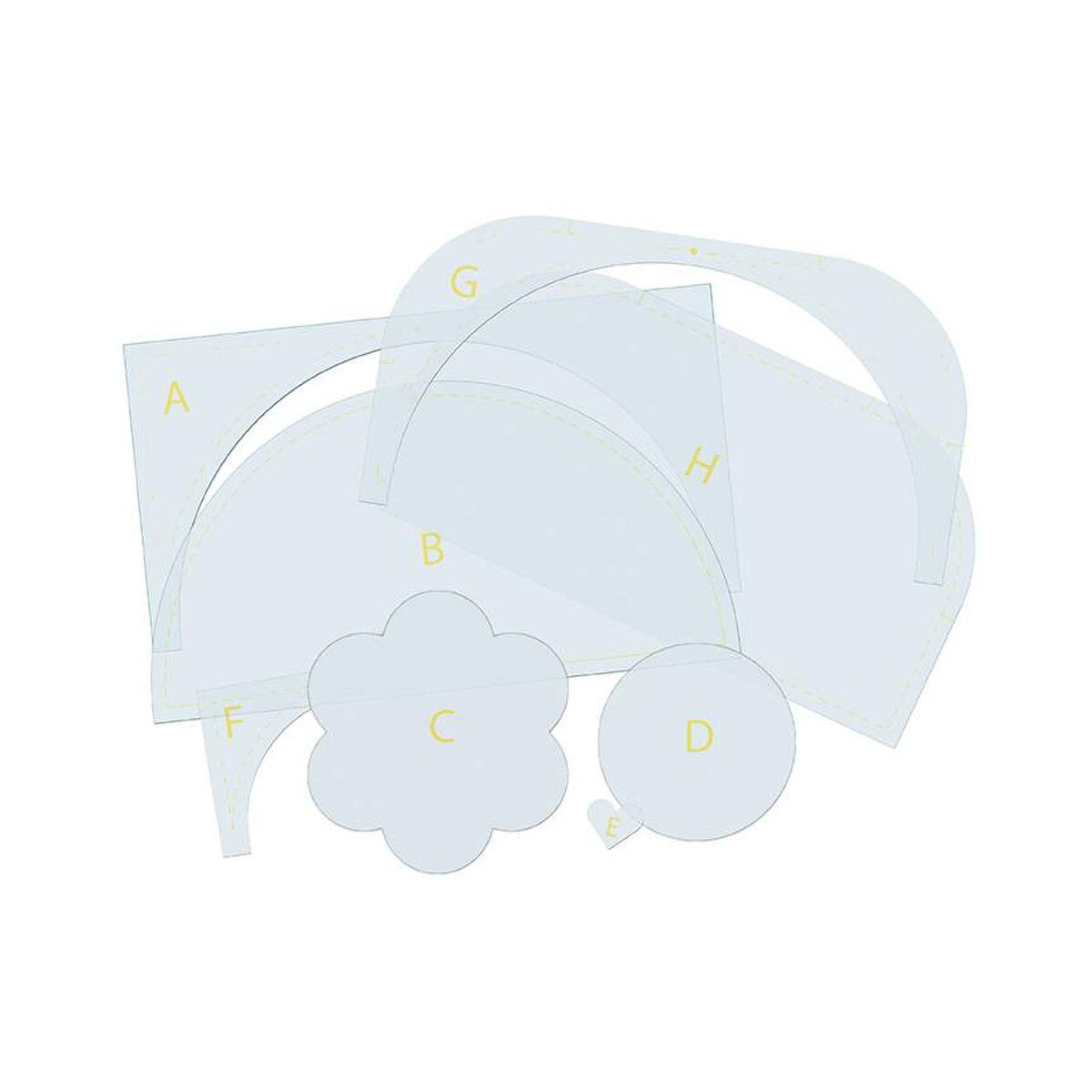 Genesis Hall Vantage Point Quilt Templates