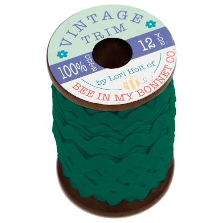 Vintage Trim || Jade || 3/8in By The Yard