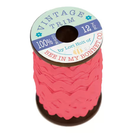 Vintage Trim Tea Rose 3/8in By The Yard