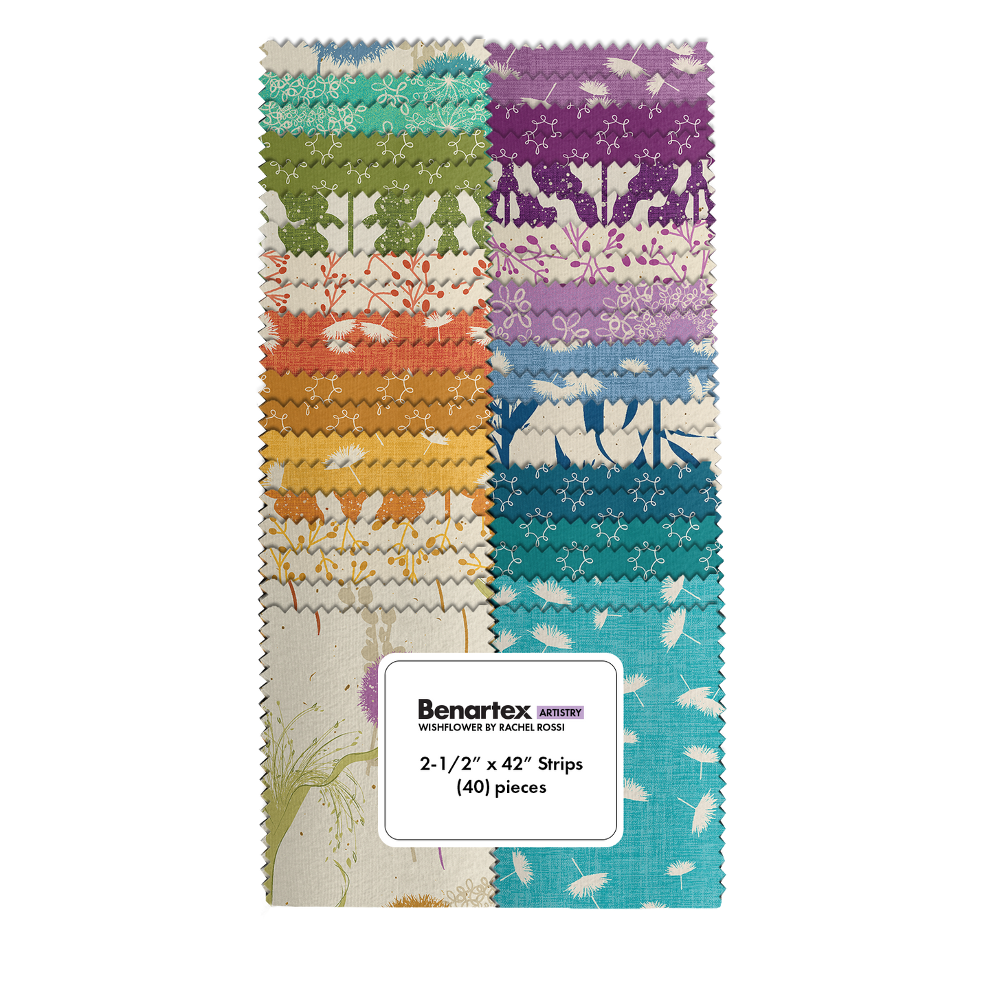 Wishflower || 2.5" Strip-Pie Strippies
