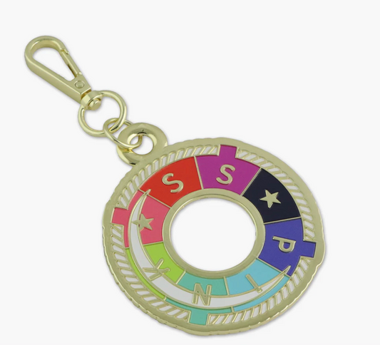 Tula Pink Floral Reef Collection: S.S. Pink Deep Dive Bag Charm