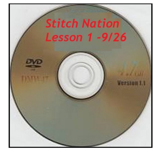 Stitch Nation Take Home CD of Lesson #1