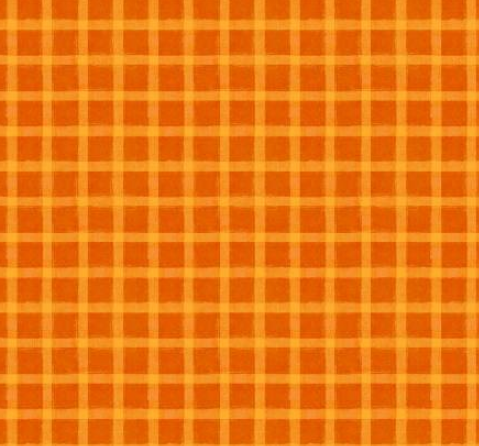 Autumn Light Orange Plaid 32109-888