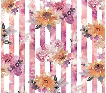 Vivian Flowers and Stripes