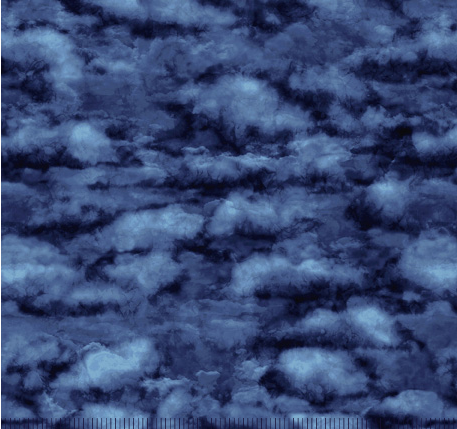 Flying High Clouds Navy