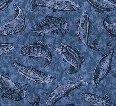 Fish Tails Fish Blender Blue