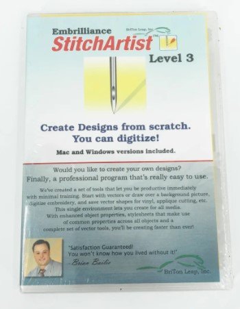 Stitch Artist L3 Software Embrilliance Level Three