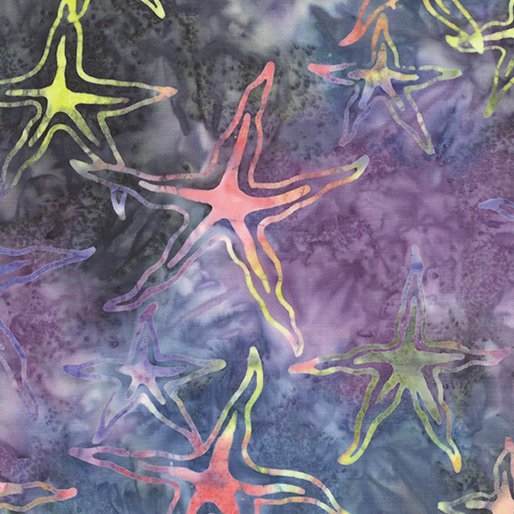 Bali Under The Sea || Sea Stars || Violet/Multi
