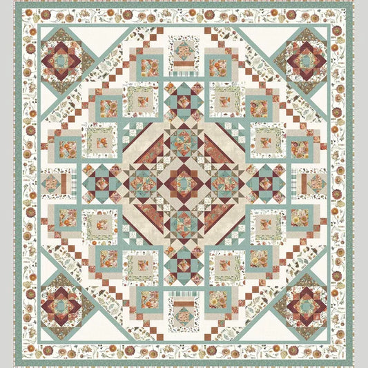 Season's Study BOM Quilt Fabric Kit
