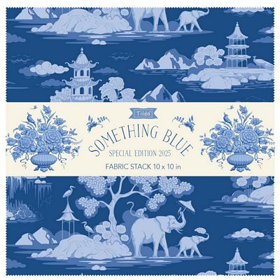 Something Blue Fabric Stack 10 in squares, 40pcs