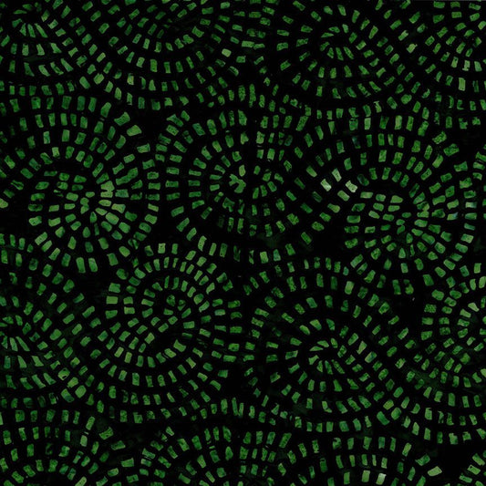 Tonga Geranium || Mosaic Swirl || Emerald