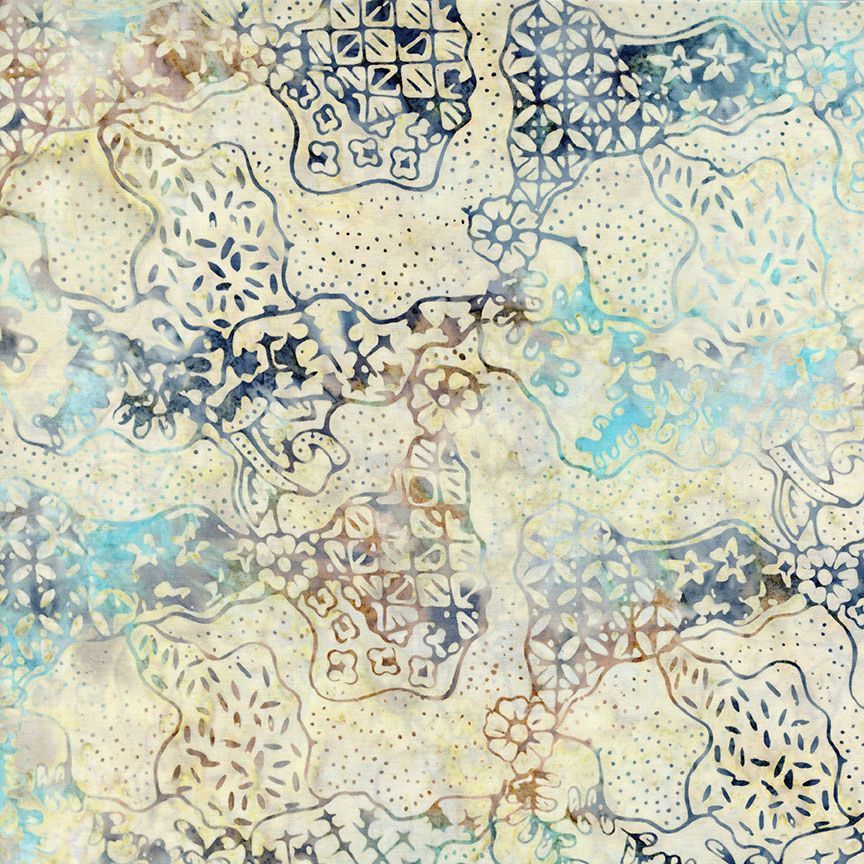 Tonga Cabo || Floral Quilt Patch || Coast