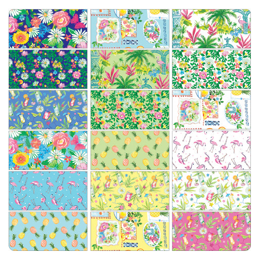 Tropical Splash || 10x10" Squares