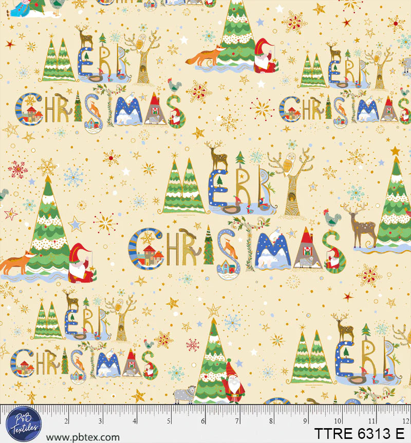 Turnowsky Treasures || Christmas Lettering Allover