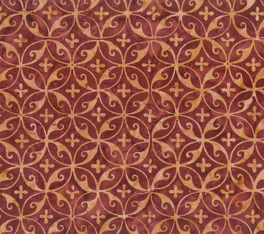 Tile Fusion Circle Swirl - Brick