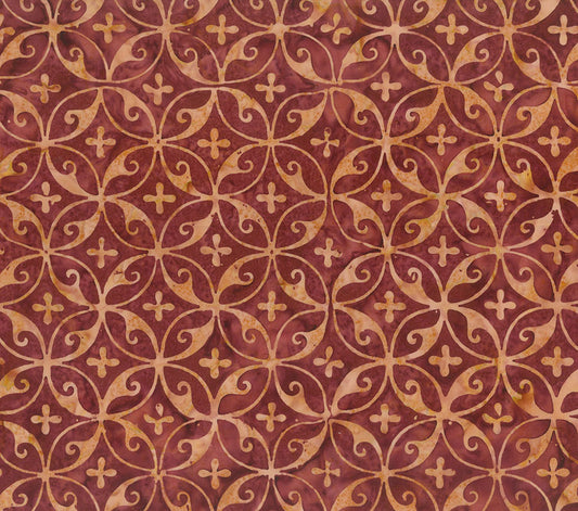Tile Fusion Circle Swirl - Brick