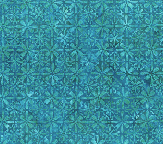 Tile Fusion Tile Floral - Cyan