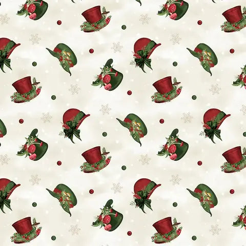 Woodland Snowmen Hat Toss Cream