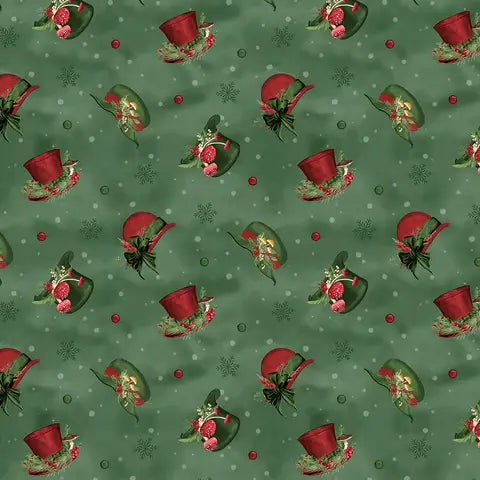 Woodland Snowmen Hat Toss Green