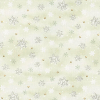 Woodland Snowmen Snowflakes Cream