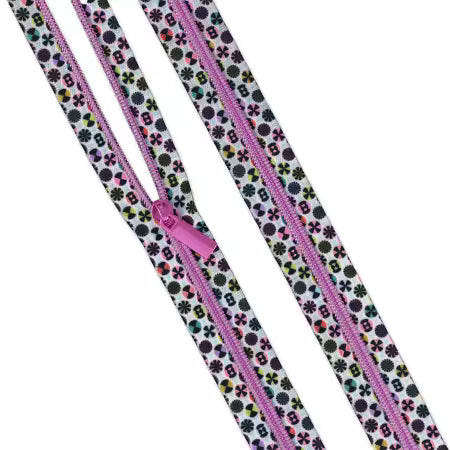 Tula Pink Prince Charming Deja Vu || 3 Yards of #5 Zippers || Taffy