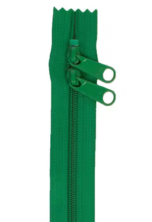 30" Zipper For Handbag Double-Slide - Jewel Green