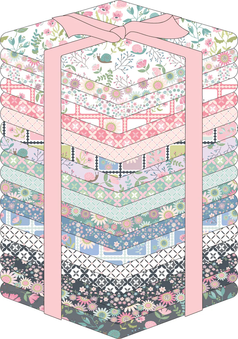 Le Petit Escargot || Poppie Cotton || Fat Quarter Bundle || 18 Prints