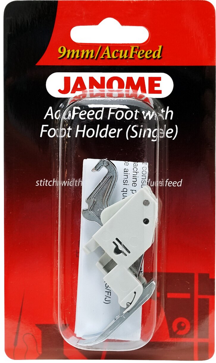 Janome 9mm AcuFeed Foot with Foot Holder (Single)