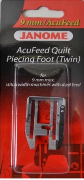 Janome 9mm AcuFeed Quilt Piecing Foot (Twin)
