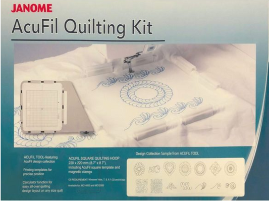 AcuFil Quilting Kit (8.7"x8.7" plus designs and software)