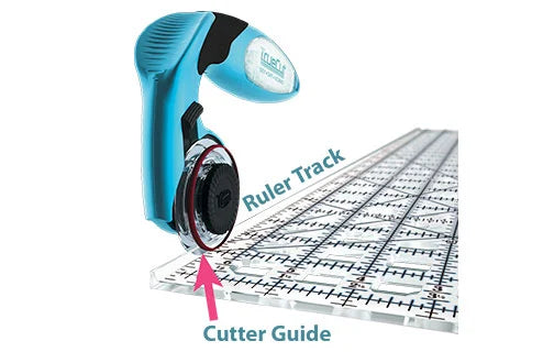 TrueCut Rectangle Quilting Ruler || 6.5"x24"